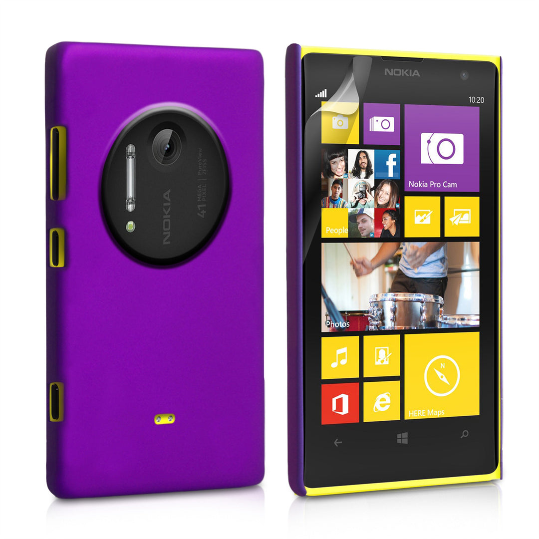 YouSave Accessories Nokia Lumia 1020 Hard Hybrid Case - Purple