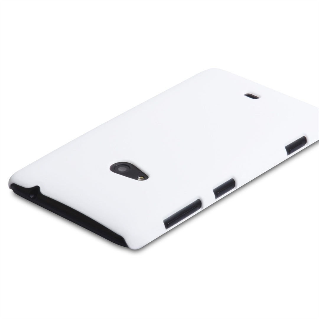 YouSave Accessories Nokia Lumia 625 Hybrid Hard Case - White