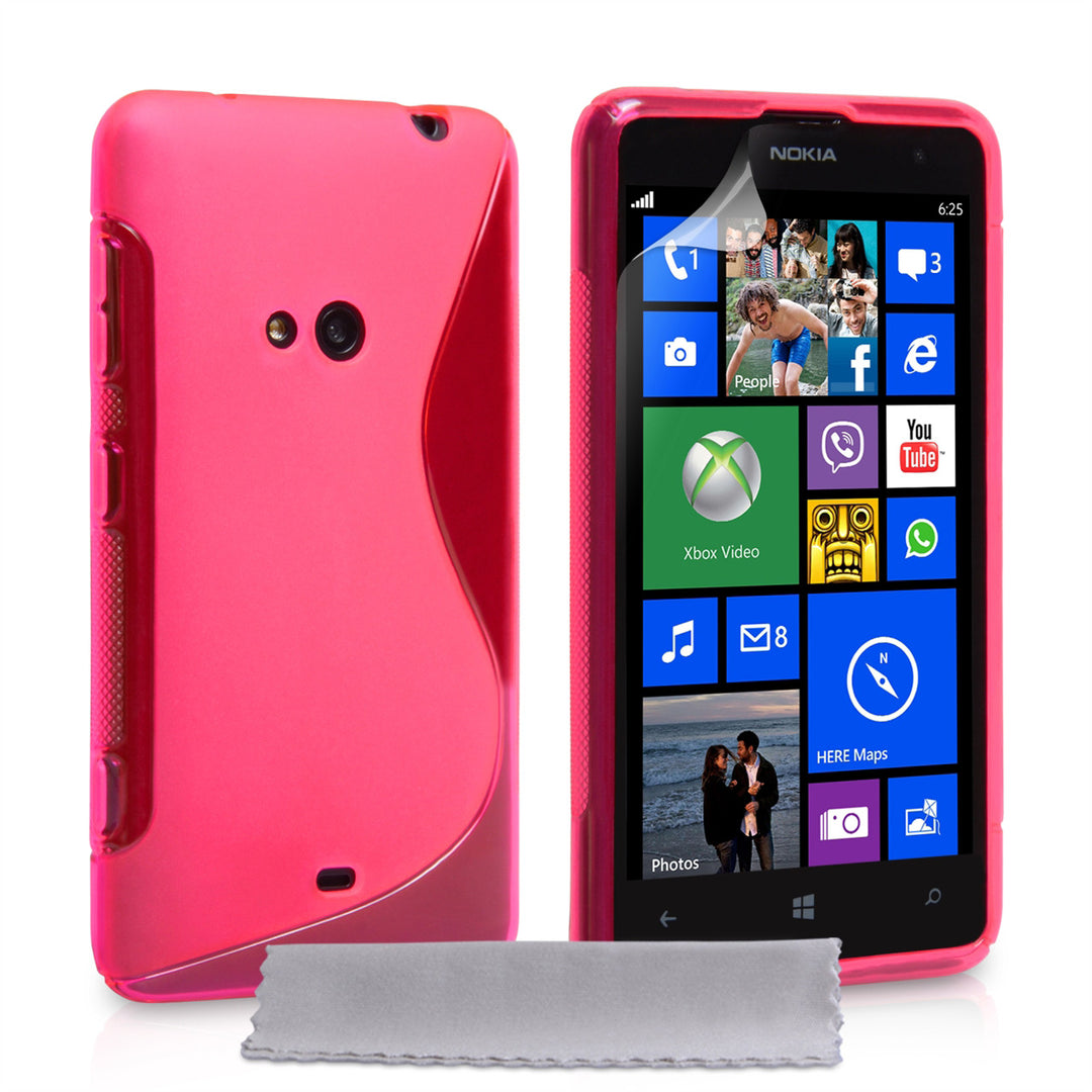 YouSave Accessories Nokia Lumia 625 S Line Gel Case - Pink