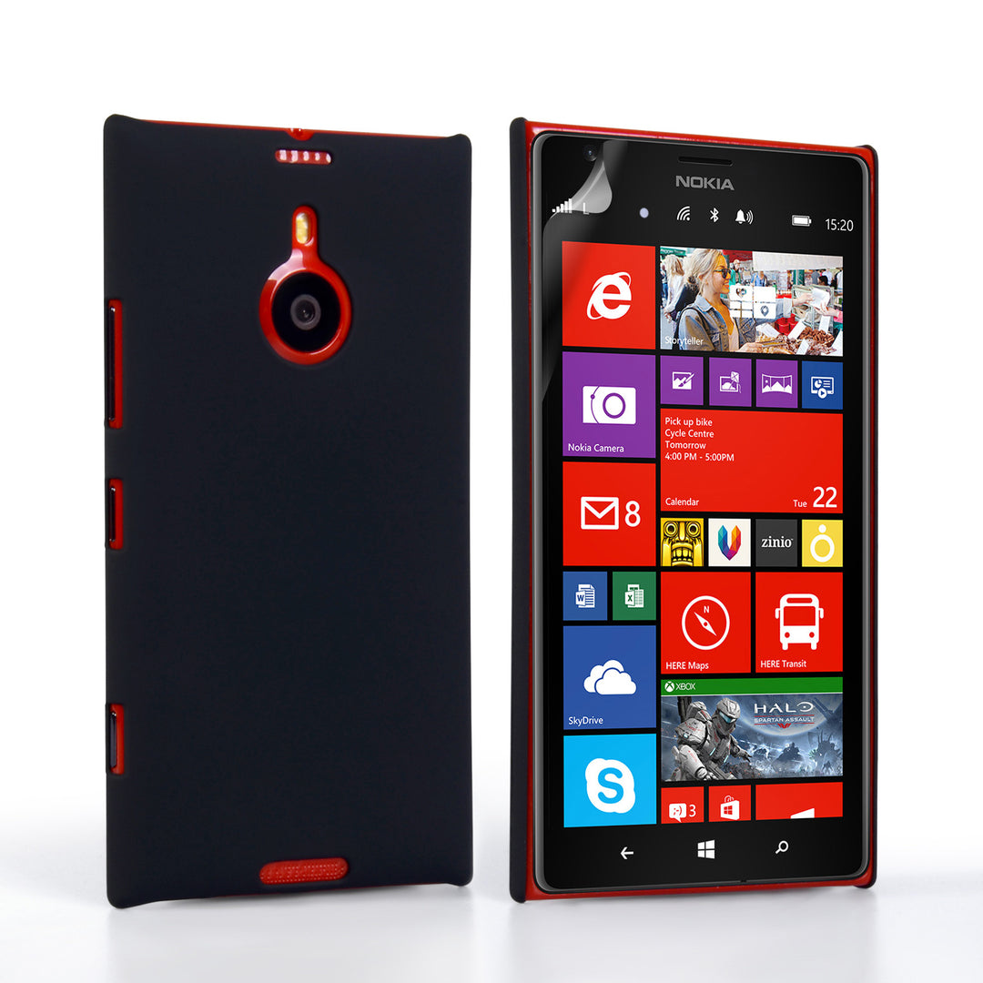 YouSave Accessories Nokia Lumia 1520 Hard Hybrid Case - Black