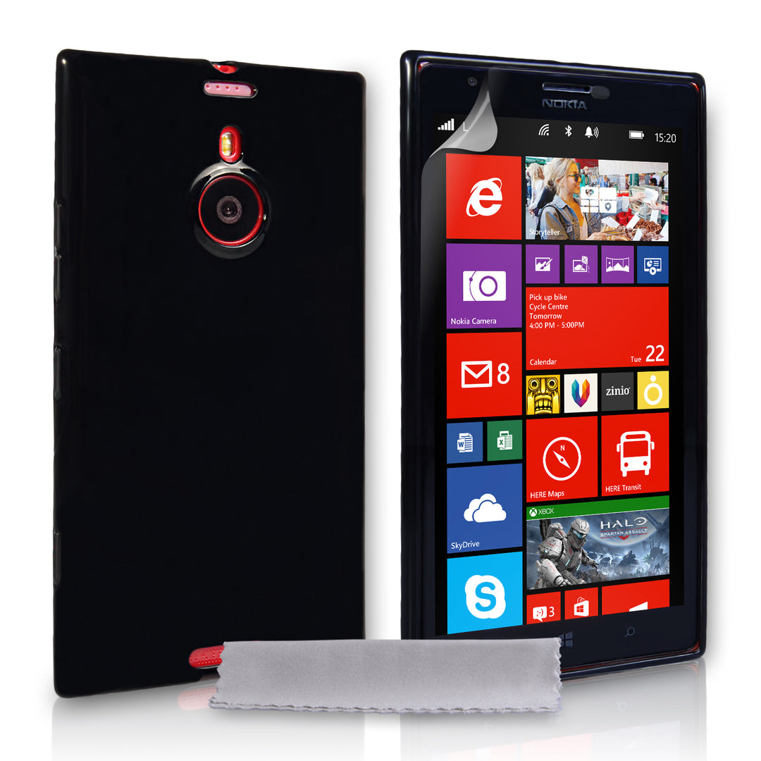 YouSave Accessories Nokia Lumia 1520 TPU Gel Case - Black