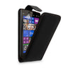 Yousave Accessories Nokia Lumia 1320 Leather-Effect Flip Case - Black