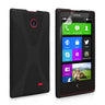 Yousave Accessories Nokia X Silicone Gel X-Line Case - Black