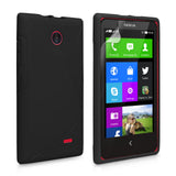Caseflex Nokia X Silicone Gel S-Line Case - Black
