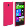 Yousave Accessories Nokia X Hard Hybrid Case - Hot Pink