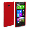 Yousave Accessories Nokia X Hard Hybrid Case - Red