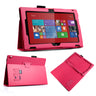 Nokia Lumia 2520 Textured Leather-Effect Stand Case - Purple