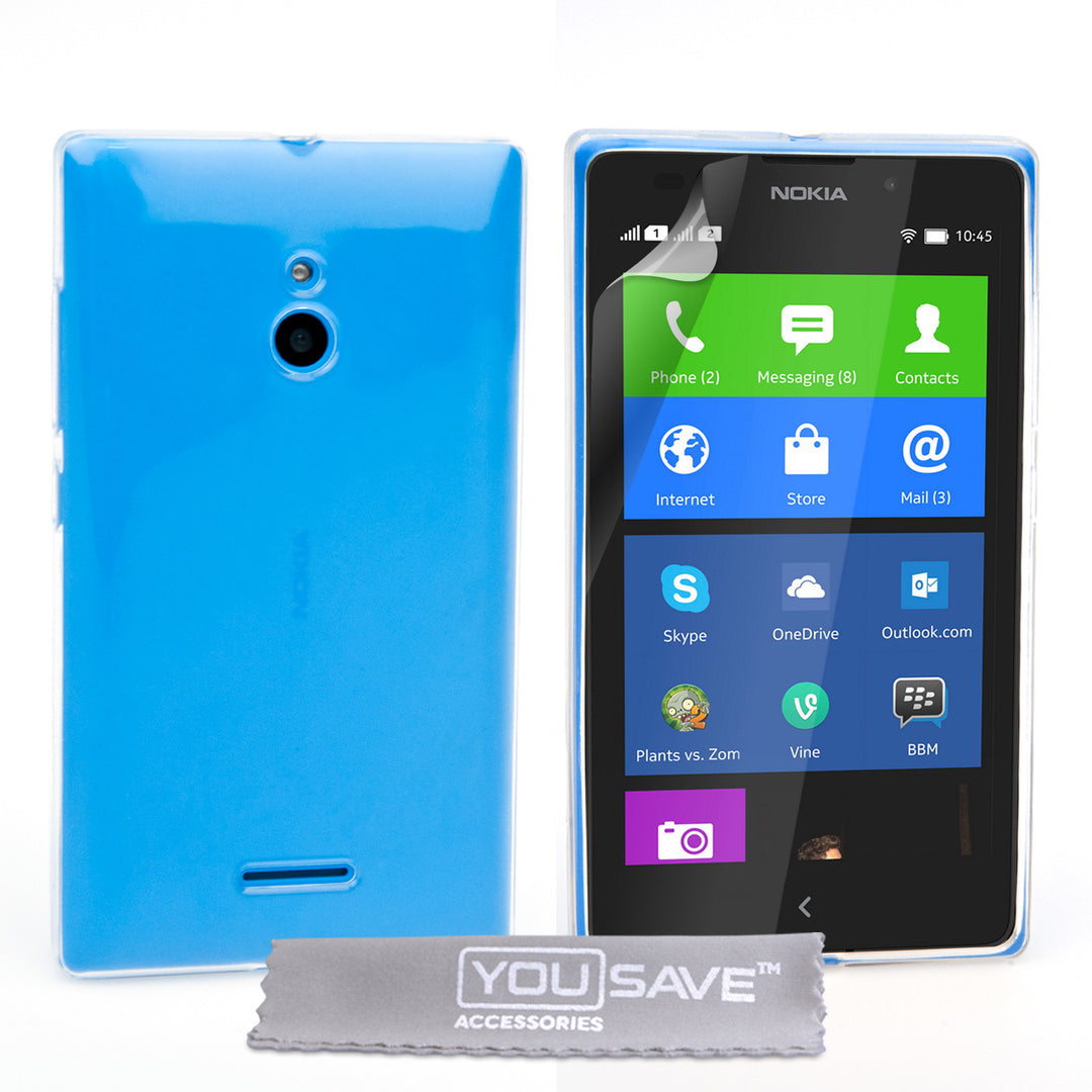 YouSave Accessories Nokia XL Silicone Gel Case - Clear