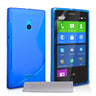 Caseflex Nokia XL Silicone Gel S-Line Case - Blue