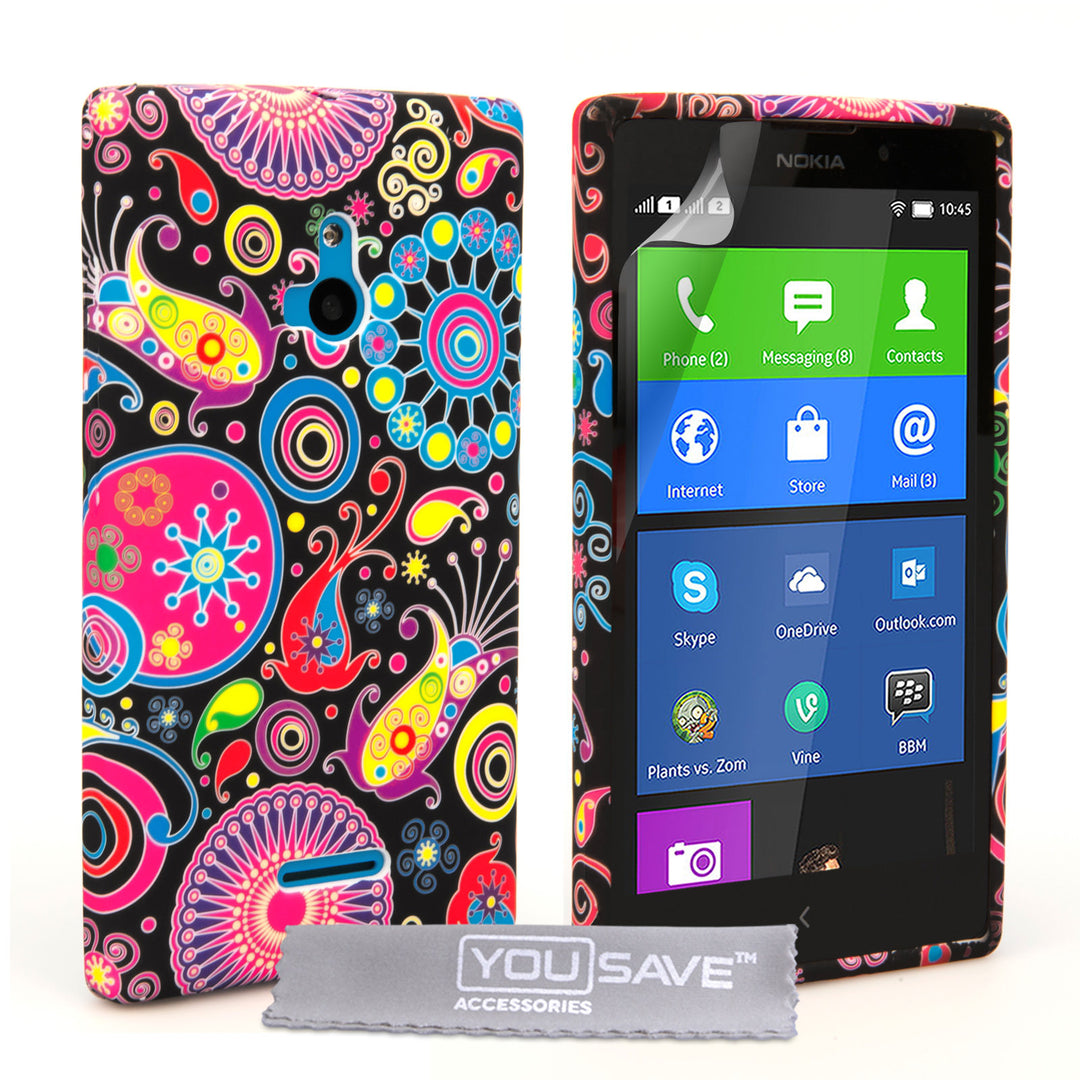 YouSave Accessories Nokia XL Jellyfish Silicone Gel Case