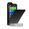 Yousave Accessories Nokia XL Leather-Effect Flip Case - Black
