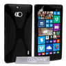 Yousave Accessories Nokia Lumia 930 Silicone Gel X-Line Case - Black