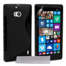 Caseflex Nokia Lumia 930 Silicone Gel S-Line Case - Black