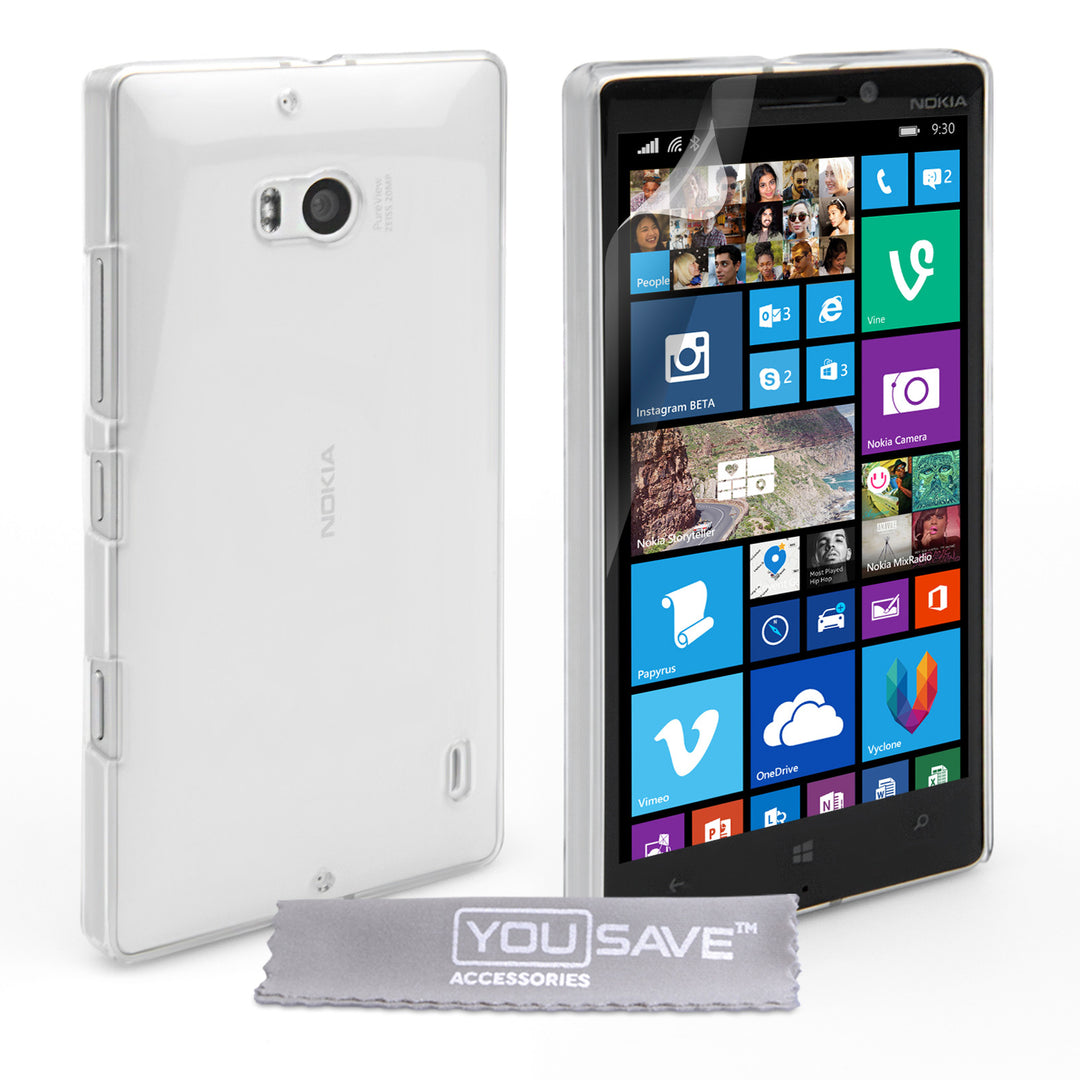 YouSave Accessories Nokia Lumia 930 Hard Case - Crystal Clear