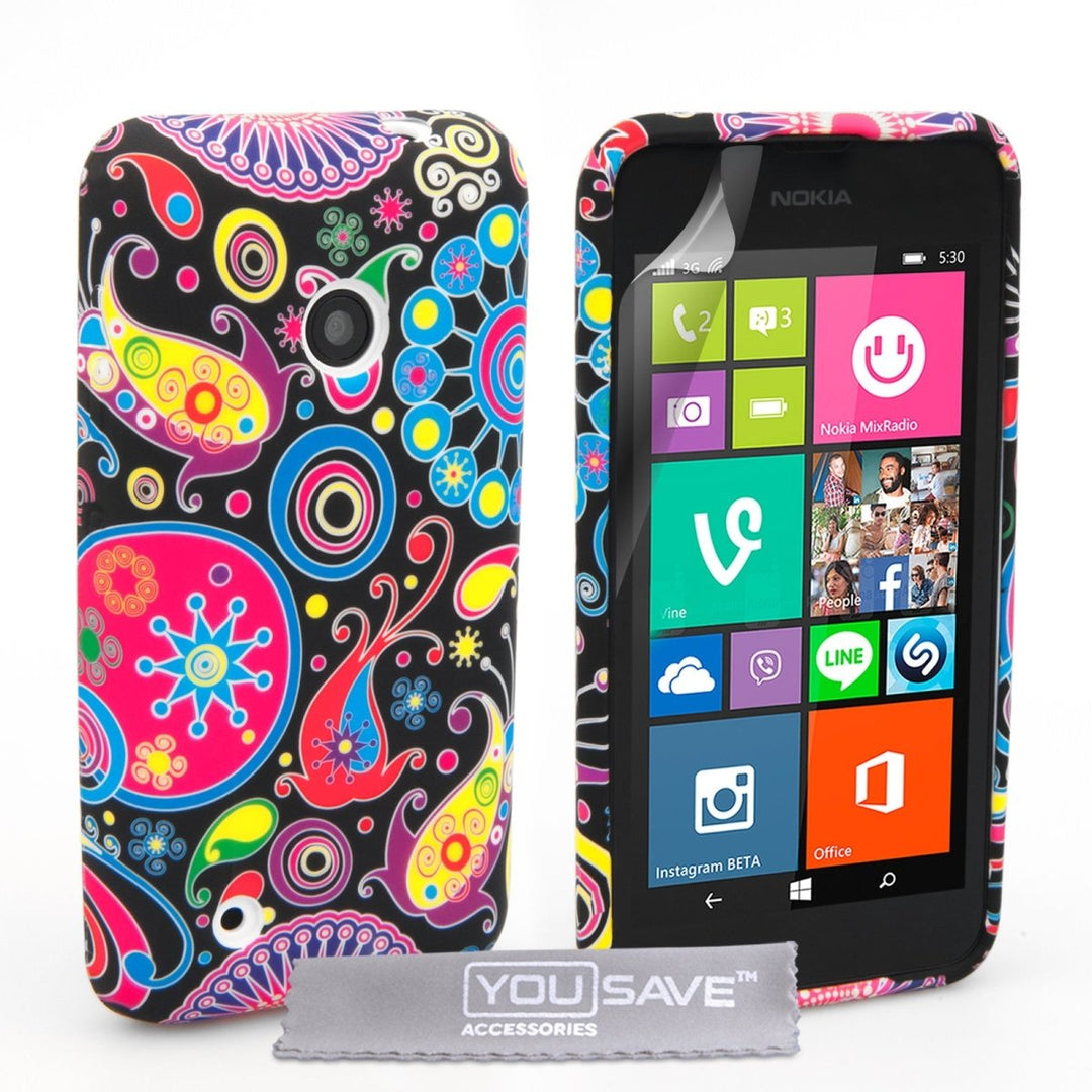 Yousave Accessories Nokia Lumia 530 Jellyfish Silicone Gel Case - Mobile Madhouse