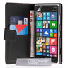 Yousave Accessories Nokia Lumia 830 Leather-Effect Wallet Case - Black