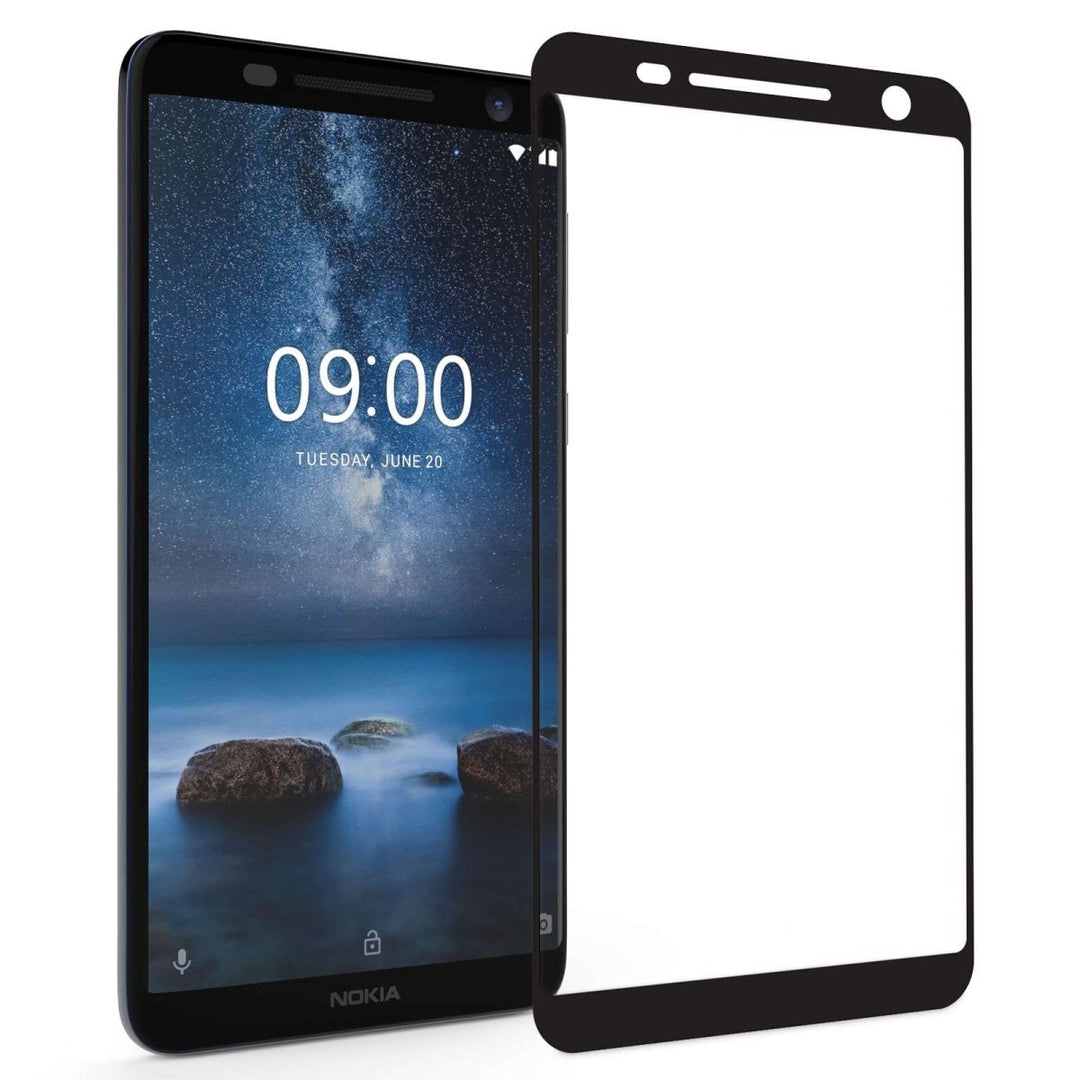 Caseflex Nokia 9 Tempered Glass Screen Protector - Black Edge - Mobile Madhouse