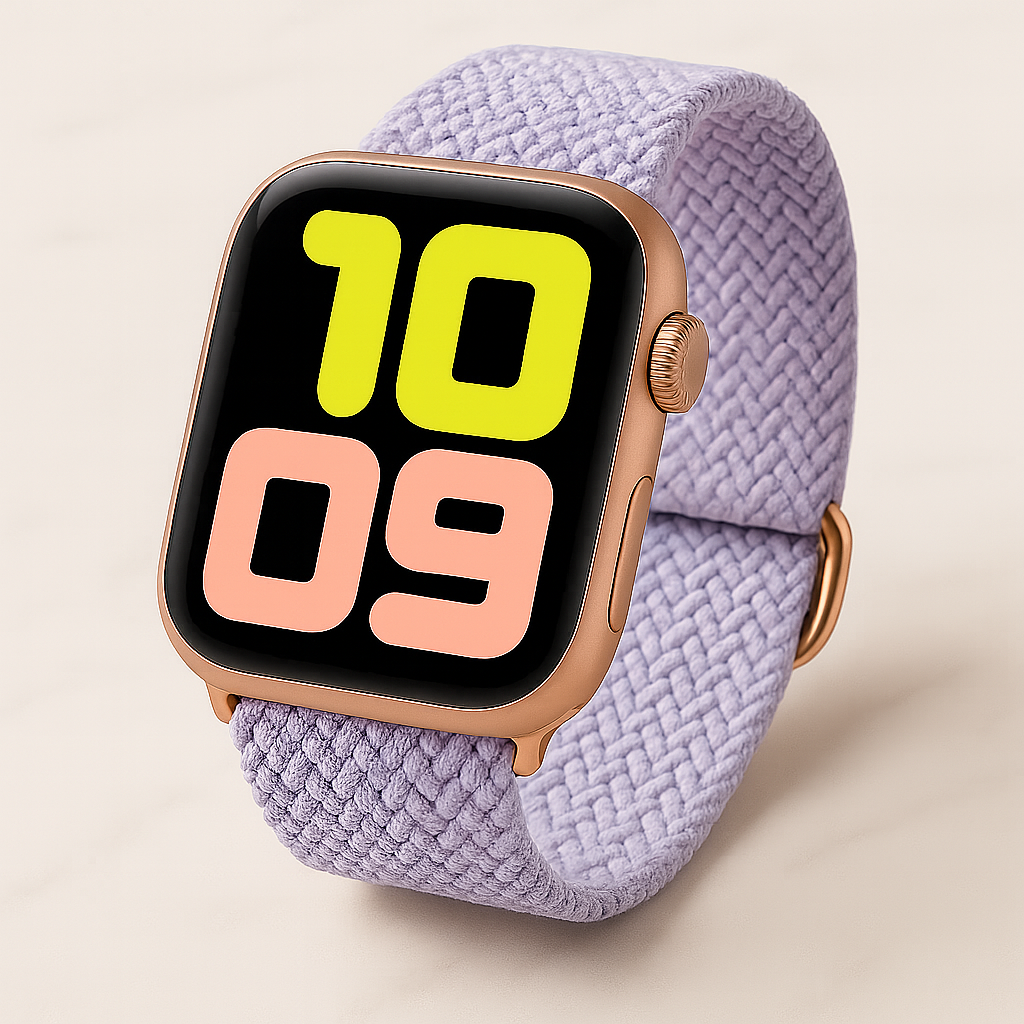 Braided Fabric Loop Adjustable Nylon Strap for Apple Watch