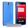 Caseflex One Plus One Silicone Gel S-Line Case - Blue
