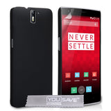 Yousave Accessories One Plus One Hard Hybrid Case - Black - Mobile Madhouse