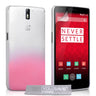 Yousave Accessories One Plus One Raindrop Hard Case - Baby Pink-Clear