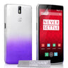 Yousave Accessories One Plus One Raindrop Hard Case - Purple-Clear