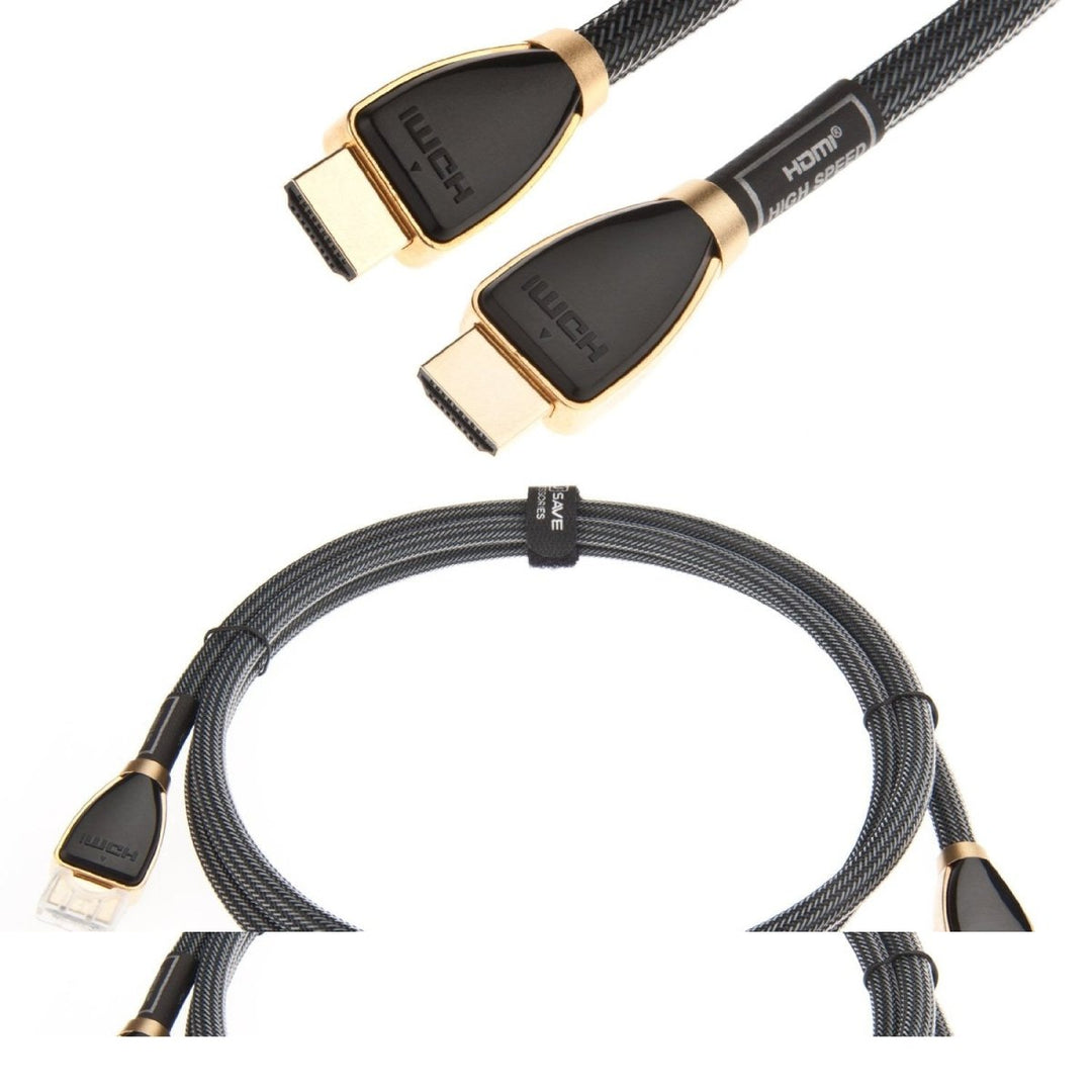 Yousave Accessories HDMI Cable 1.5m Gold Connectors - Mobile Madhouse