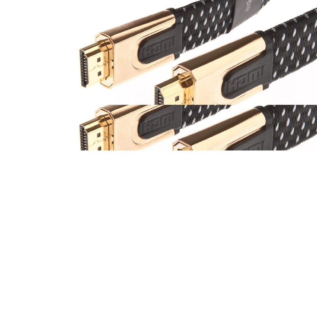 Yousave Accessories Ultra HD HDMI Cable 4K / 3D / Gold Version - 2m - Mobile Madhouse