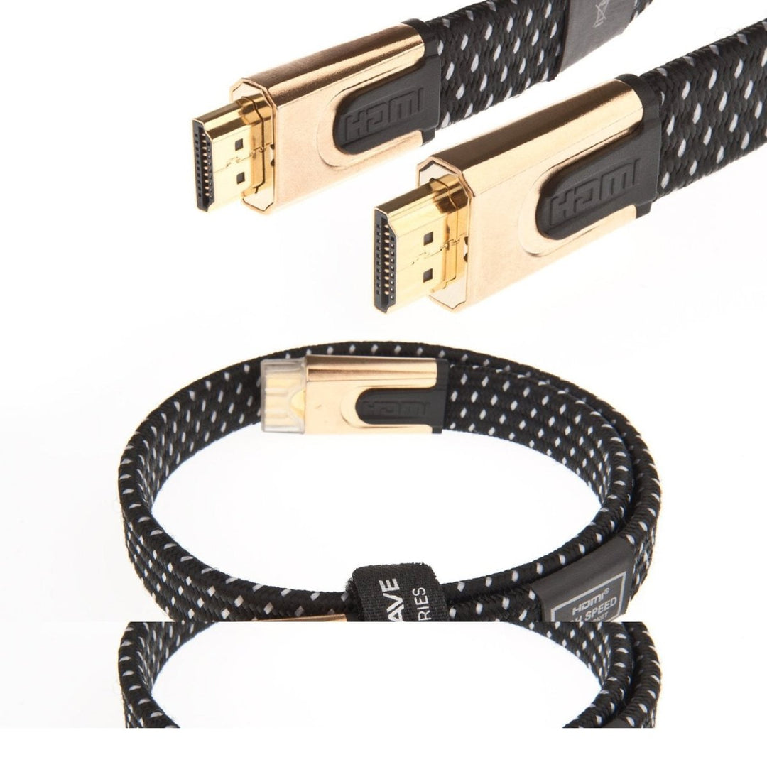 Yousave Accessories Ultra HD HDMI Cable 4K / 3D / Gold Version - 5m - Mobile Madhouse