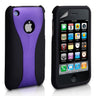 Yousave Accessories Iphone 3G And 3GS Dual Hard Case - Purple