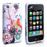 Yousave Accessories Iphone 3G And 3GS White-Rainbow Swirl Gel Case