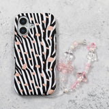 Pearl Bow & Hearts Phone Charm Strap