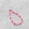 Pink & Clear Butterfly Flower Phone Charm Strap