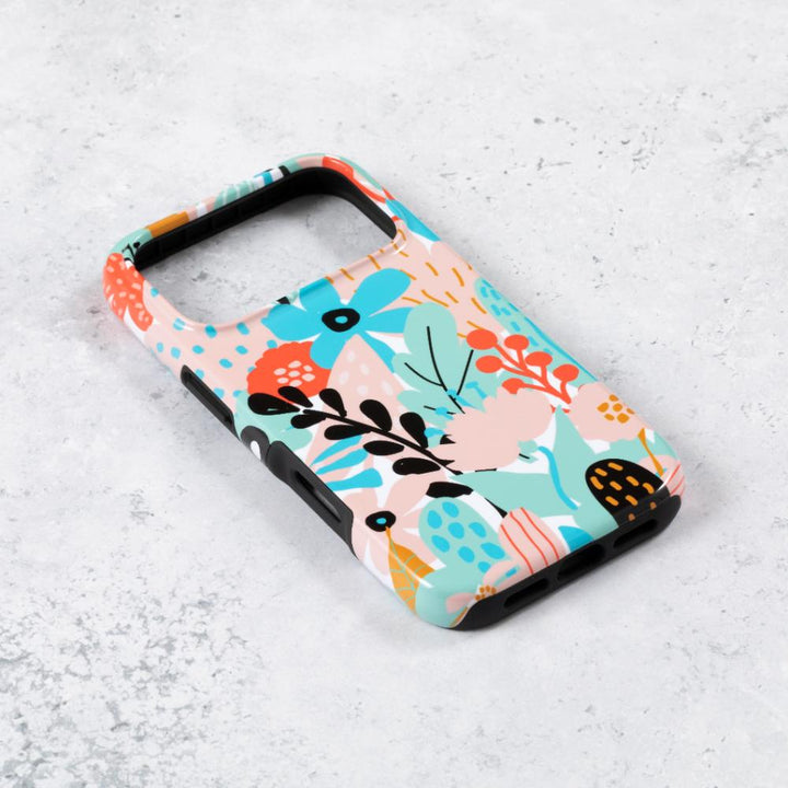 Retro Floral Tough Phone Case  iPhone 17 Pro Max