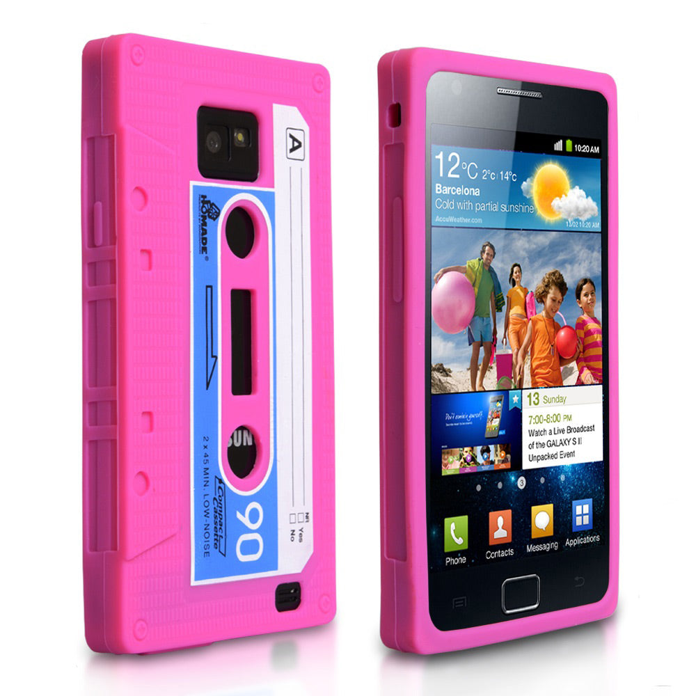 YouSave Accessories Samsung Galaxy S2 Pink Cassette Gel Case