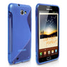 Caseflex Samsung Galaxy Note S-Line Gel Case - Blue