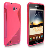 Caseflex Samsung Galaxy Note S-Line Gel Case - Pink