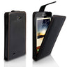 Yousave Accessories Samsung Galaxy Note Leather-Effect Flip Case - Black