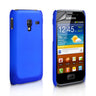 Yousave Accessories Samsung Galaxy Ace Plus Hard Back Hybrid Case - Blue