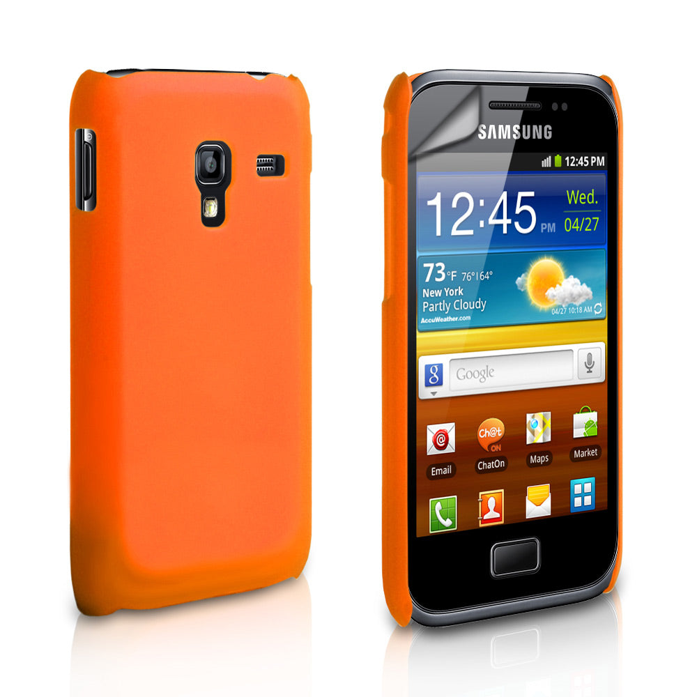 YouSave Samsung Galaxy Ace Plus Hard Back Hybrid Case - Orange