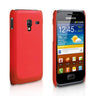 Samsung Galaxy Ace Plus Hard Back Hybrid Case - Red