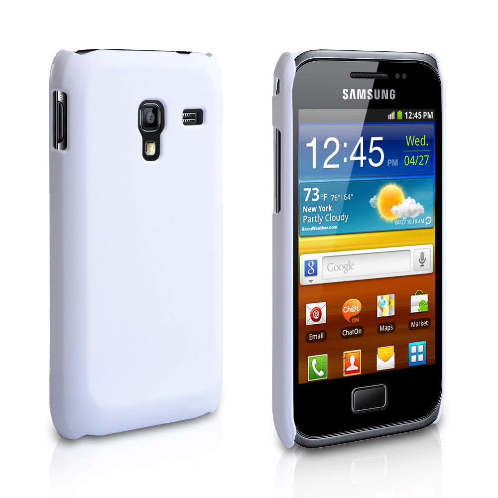 YouSave Samsung Galaxy Ace Plus Hard Back Hybrid Case - White