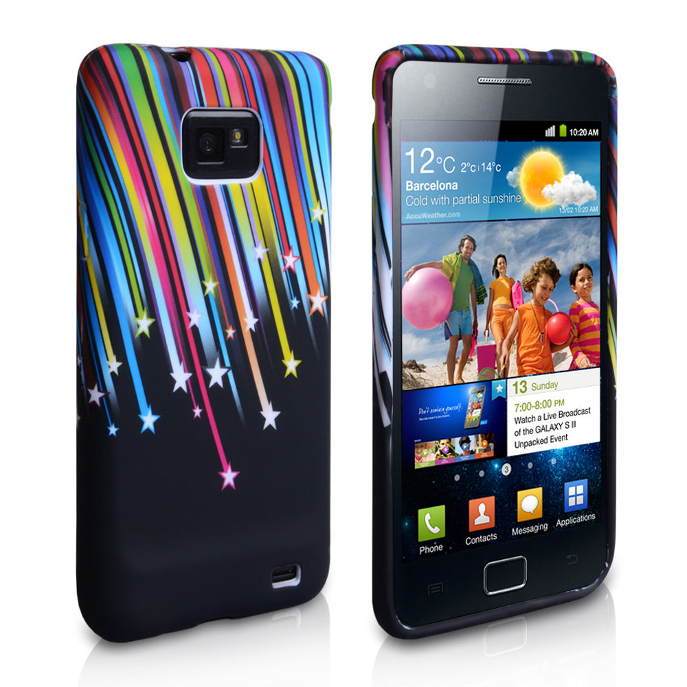 YouSave Accessories Samsung Galaxy S2 Shooting Stars Gel Case