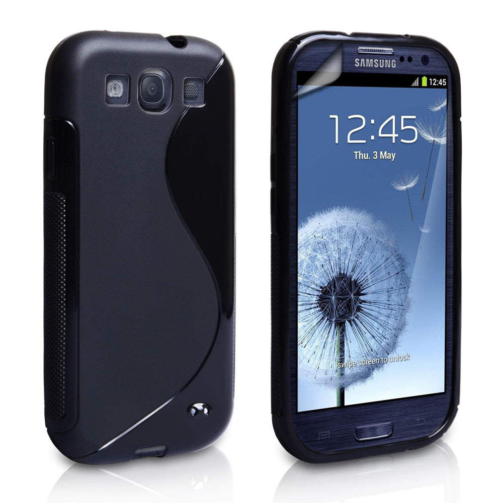 Caseflex Samsung Galaxy S3 S-Line Gel Case - Black