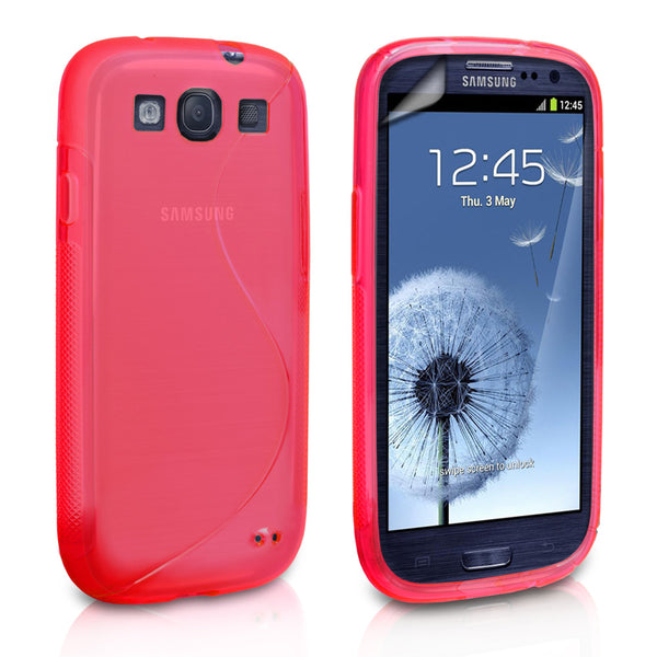 Caseflex Samsung Galaxy S3 S-Line Gel Case - Pink