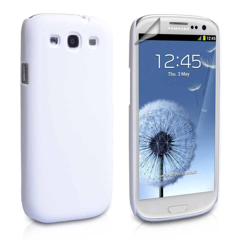 YouSave Accessories Samsung Galaxy S3 Hard Hybrid Case - White