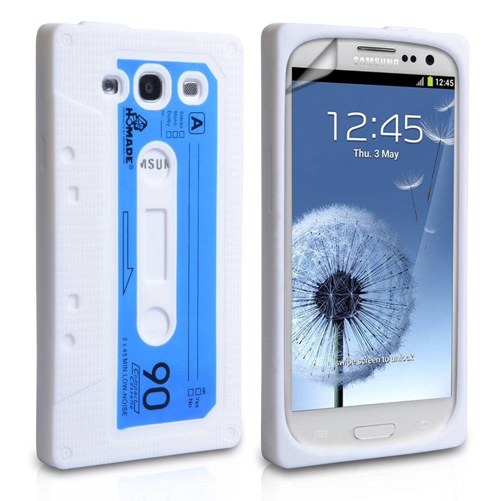 YouSave Accessories Samsung Galaxy S3 White Cassette Case