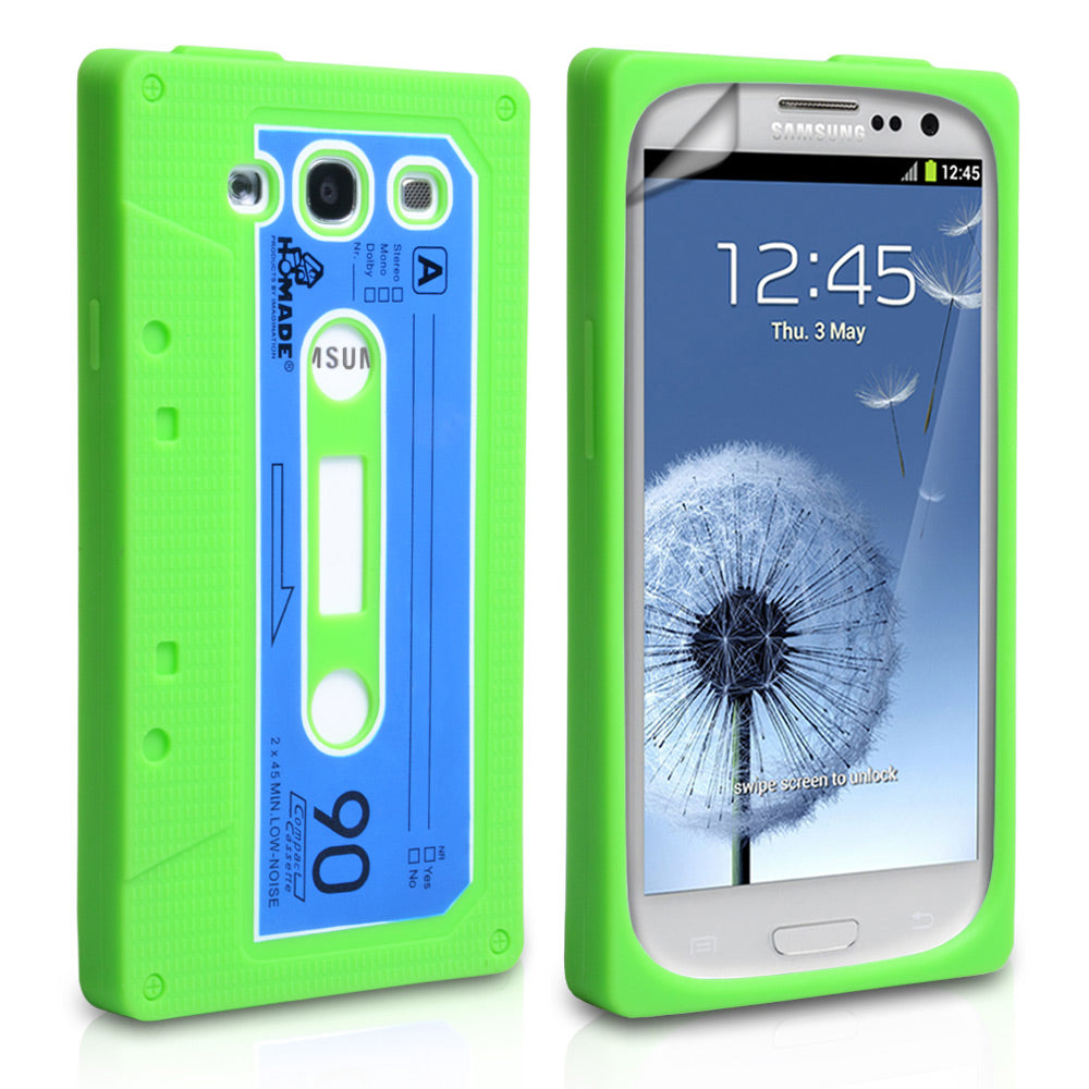 YouSave Accessories Samsung Galaxy S3 Green Cassette Case