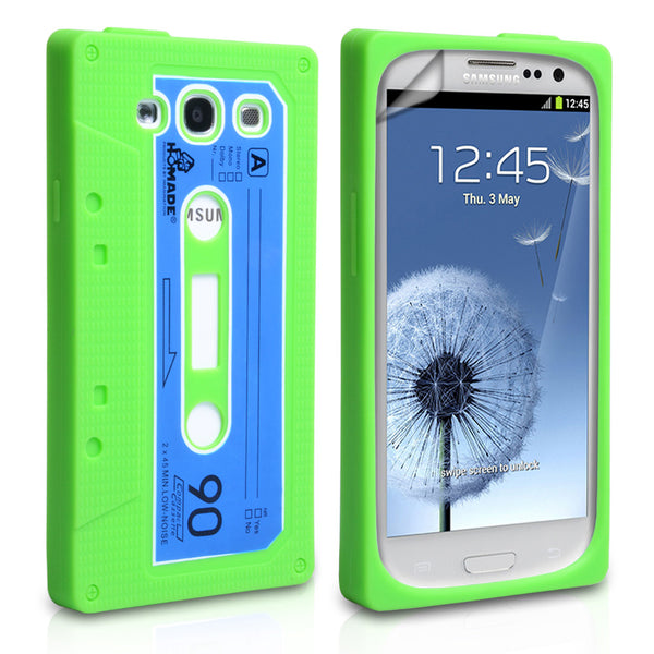 YouSave Accessories Samsung Galaxy S3 Green Cassette Case