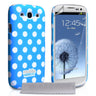Yousave Accessories Samsung Galaxy S3 Hard Polka Dot Case - Blue